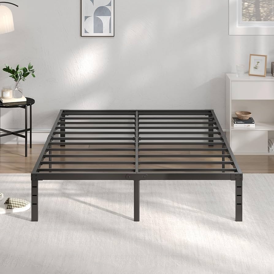 Amazon.com: WAYES Queen Bed Frame, 14 Inch High Platform Bed
